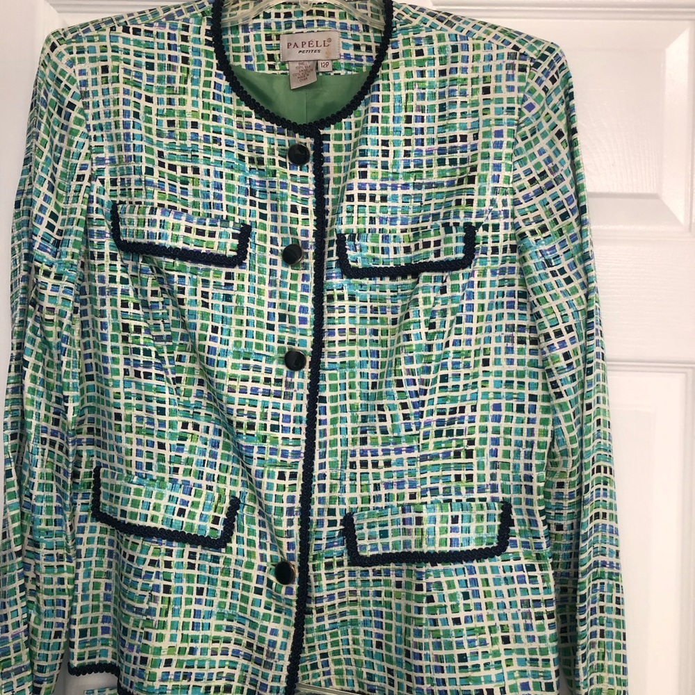 2 piece Silk Ladies Jacket and Skirt